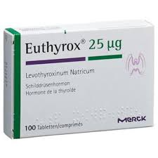 EUTHYROX 25mcg 100'S